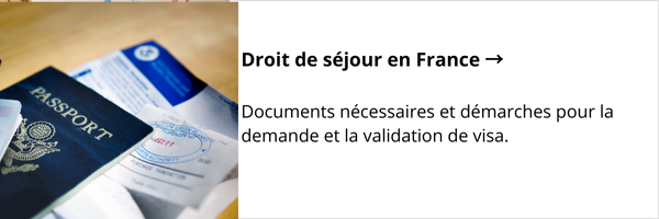 Droits de séjour en France