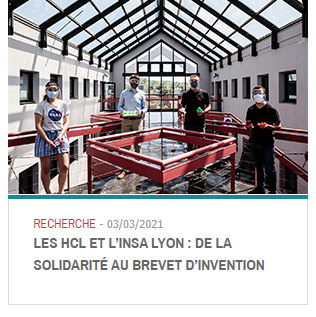 Les HCL et l’INSA Lyon : de la solidarité au brevet d’invention