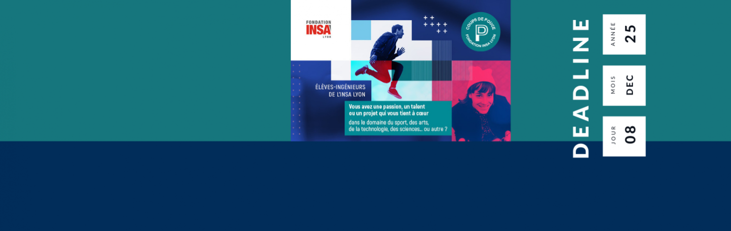 Étudiant de l'INSA Lyon, candidatez aux coups de pouce de la Fondation