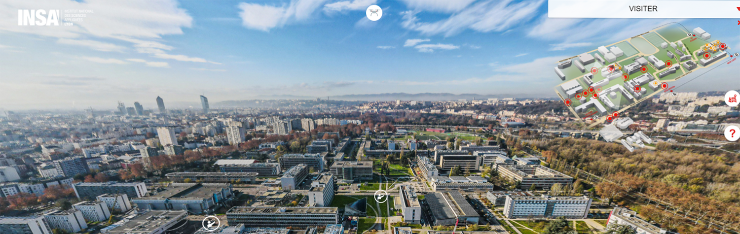 Can't wait to see campus? Visit INSA Lyon from wherever you are with our virtual tour!
